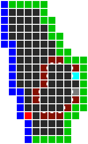 Treban ~ Требан StadtPlan