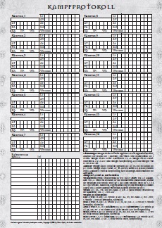 Wege des Schwerts — Kampfprotokoll