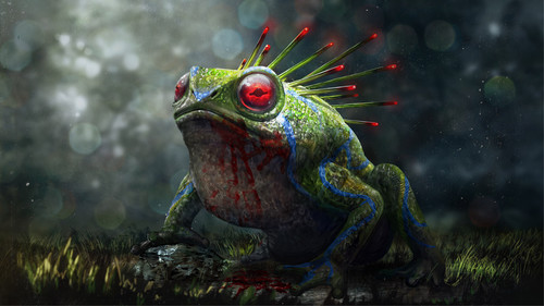 Demonic frog