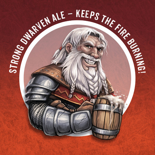 Strong dwarven Ale — keeps the fire burning!