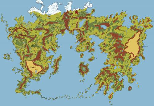 Aventurien & Riesland Geographisch